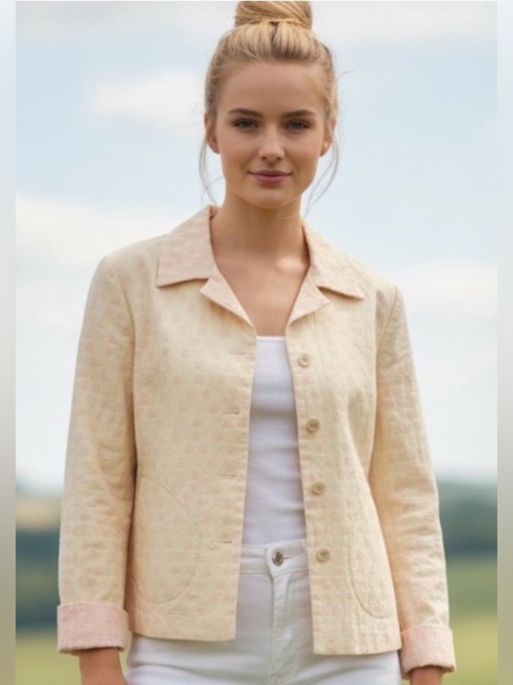 Thalian Cotton luxury vintage 90s jacket